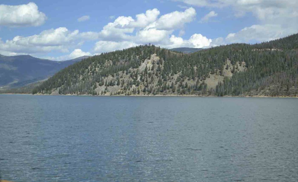 The elevation of Dillon Reservoir is over 9,000 feet high.