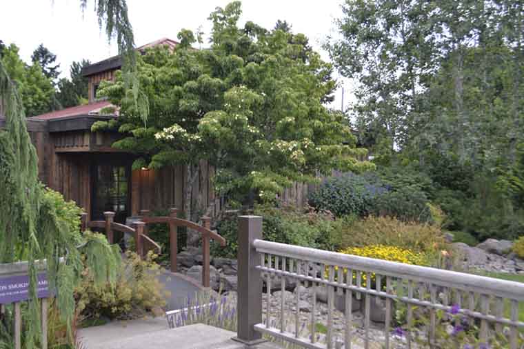 The "no smoking" sign at Dobbes Family Estate bears sad testament to one of Oregonians' bad habits.